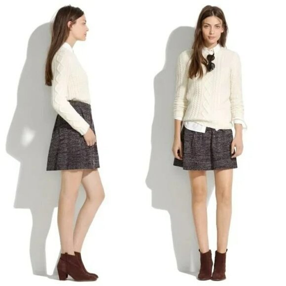 Madewell Turn AroundSoft Tweed Skirt